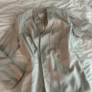 H&M Women's Light Gray oversized Blazer